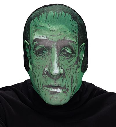 Kafaya Tam Geçmeli Bez Frankenstein Maskesi - Streç Korku Maskesi - 3D Baskılı Maske Model 5 (3936)