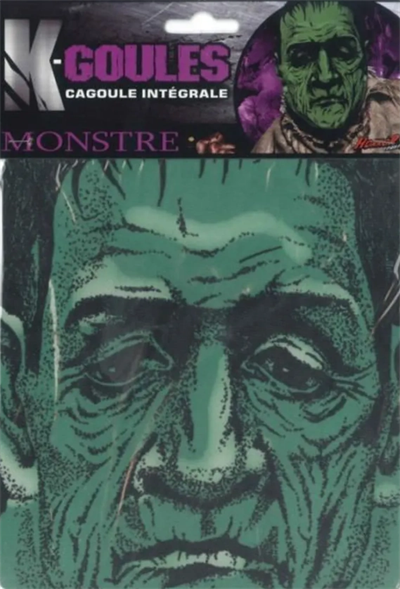 Kafaya Tam Geçmeli Bez Frankenstein Maskesi - Streç Korku Maskesi - 3d Baskılı Maske Model 5