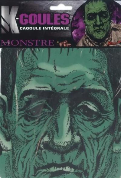 Kafaya Tam Geçmeli Bez Frankenstein Maskesi - Streç Korku Maskesi - 3D Baskılı Maske Model 5 (3936)