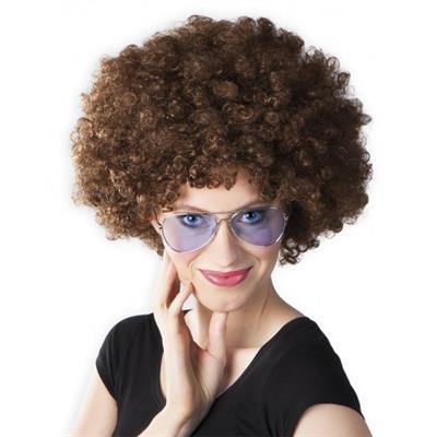 Kahve Renk Kıvırcık Afro Bonus Peruk (3936)