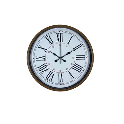 Kahverengi 36 Cm Roma Rakamlı Duvar Saati