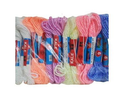 Kale Plastik Çamaşır İpi 8 Metre 24 Adet Bx40