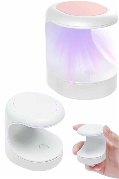 Kalıcı Oje Kurutucu Mini UV Işınlı Taşınabilir Hızlı ve Pratik Oje Kurutucu