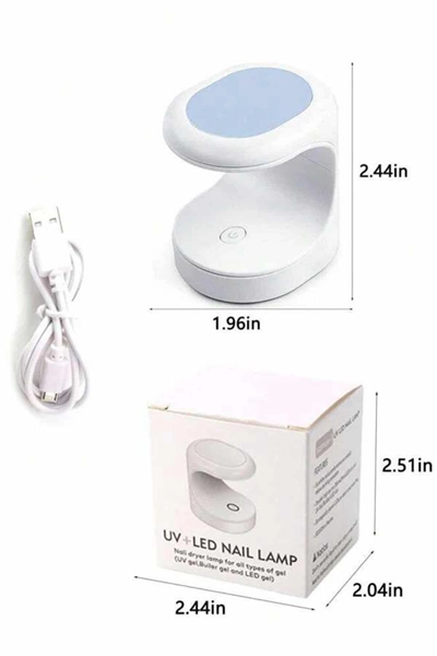 Kalıcı Oje Kurutucu UV Led Teknolojisi Taşınabilir Mini Tırnak Kurutucu