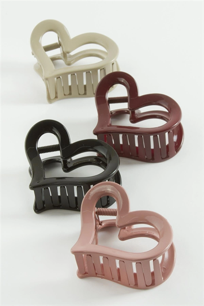 Kalp Renkli Mandal Toka 7 cm