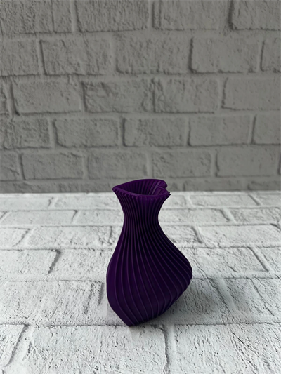 Kalpli Mor Mini Vazo 5 cm Dekoratif Masa Üstü Aksesuar