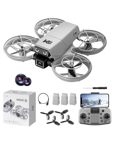 Kameralı Mini Drone Optical Flow Hover APP Kontrollü