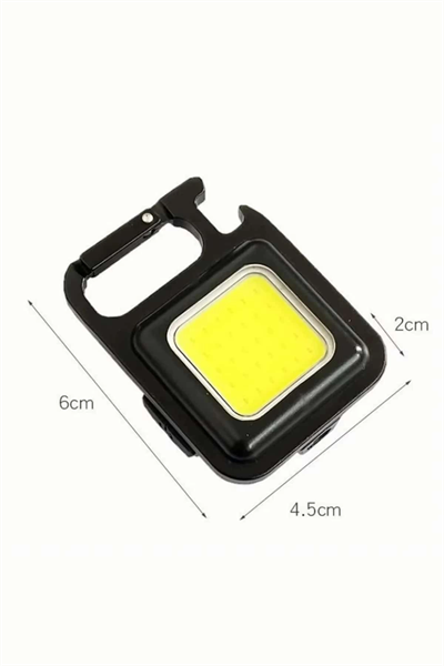 Kamp Çadır Lambası Şarjlı El Feneri Işıldak Anahtarlık Mini Mıknatıslı