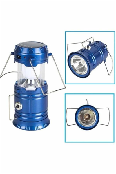 Kamp Lambası Güneş Enerjili Led Lamba Işıldak Şarjlı Powerbank Özellikli