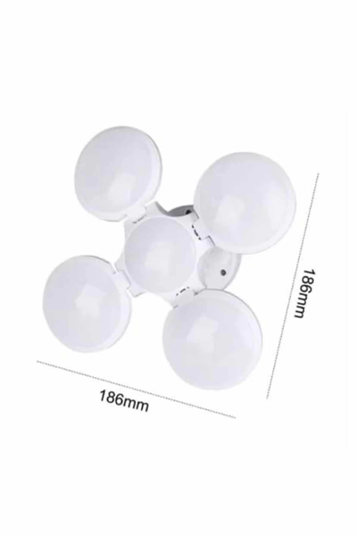 Kamp Lambası Güneş Enerjili Solar 5 Kanatlı Katlanır Lamba Karavan