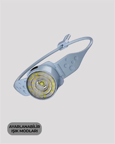 Kampçı Kafa Lambası Su Geçirmez Çok Modlu LED