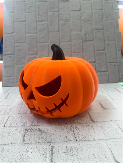 Kapaklı Balkabağı Dekor Kutusu 21×15 cm Halloween Temalı Saklama