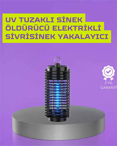 Kapalı ve Açık Alanlarda Etkili Elektrikli Sivrisinek Katili – UV Işıklı Tuzak