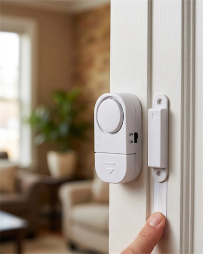 Kapı Alarmı Pencere Sensörü 90 dB Sesli Güvenlik Sistemi Kolay Montajlı