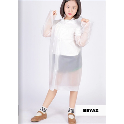 Kapüşonlu Çocuk Yağmurluk