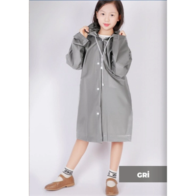 Kapüşonlu Çocuk Yağmurluk