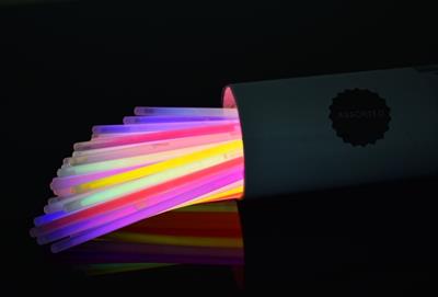 Karanlıkta Parlayan Fosforlu Glow Taç Fosforlu Renkli Taç 6 Adet (3936)