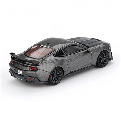 Karbon Gri 1/64 Ford Mustang Dark Horse Diecast Model - Blister Koleksiyonluk BX-313361
