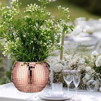 Kare Bronz Cam Mozaik Fayans Çıkartmaları El İşi Kare Cam Fayans Kendinden Yapışkanlı Aynalı Dekor Panel 30x30 Cm (3936)