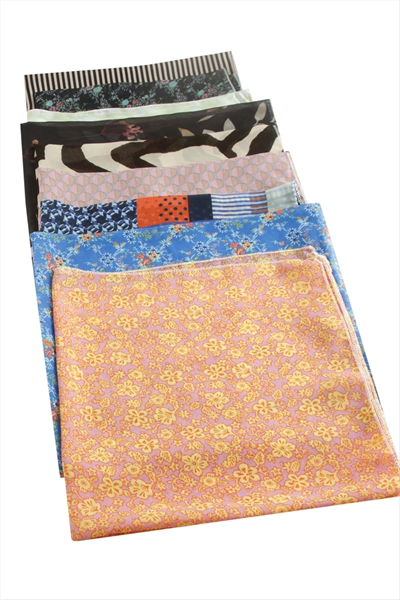 Karışık Desenli Şifon Fular 50 cm