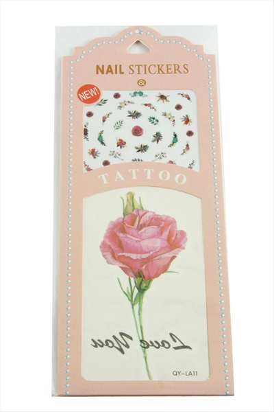 Karışık Tattoo Dövme Sticker 1 Adet