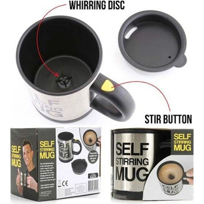 Karıştırıcı Özellikli Mikser Kupa Bardak Self Stirring Mug Bx40