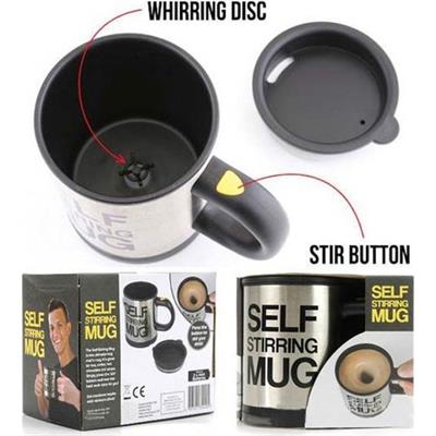 Karıştırıcı Özellikli Mikser Kupa Bardak Self Stirring Mug (3936)