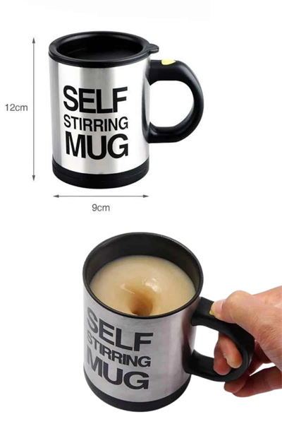 Karıştırıcı Özellikli Mikser Kupa Bardak Kompakt Taşınabilir Mug