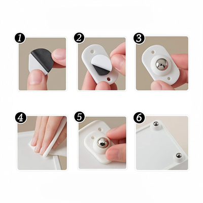 Kartelalı 4pcs Tek Bilya Tekerlekli Mobilya Eşya Taşıma Aparatı 360° 8kg Taşıma Kapasite Bx40