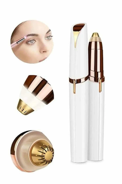 Kaş Bıyık Tüy Epilasyon Aleti Pilli Yüz Kaş Epilatör Kıl Tüy Alma Epilasyon