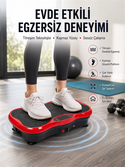 Kas Çalışmasını Destekleyen Titreşimli Egzersiz Makinesi