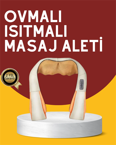 Kas Eklem Ağrılarına Ovmalı Isıtmalı Boyun Omuz Bel Masaj Aleti