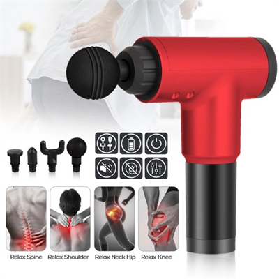 Kas Rahatlatıcı Şarjlı 4 Başlıklı Darbeli Titreşimli Bx40