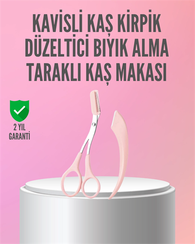 Kaş ve Kirpik Şekillendirme İçin Yüz Bakım Makası