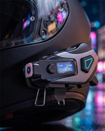 Kask İçi Bluetooth Kulaklık Kamera Özellikli Uzun Pil Ömrü ve Su Geçirmez