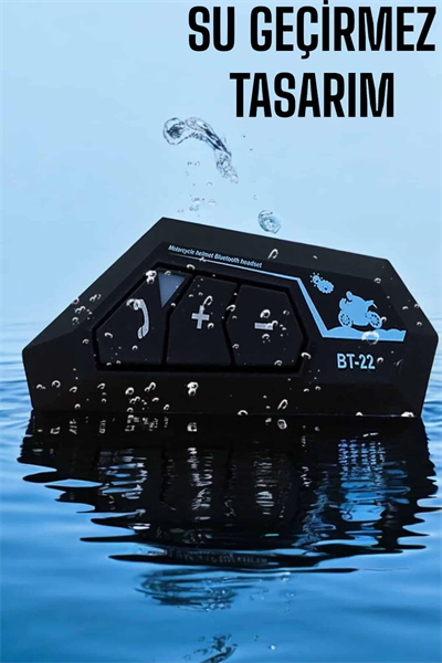 Kask Kulaklığı Motosiklet Intercom Interkom Dinleme Konuşma Özellikli Su Geçirmez