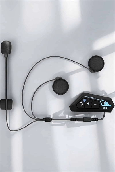 Kask Kulaklığı Motosiklet Intercom Interkom Dinleme Konuşma Özellikli Su Geçirmez