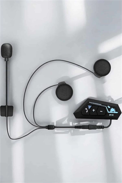 Kask Kulaklığı Motosiklet Intercom Interkom Dinleme Konuşma Özellikli Su Geçirmez