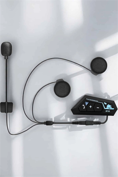 Kask Kulaklığı Motosiklet Intercom Interkom Dinleme Konuşma Özellikli Su Geçirmez