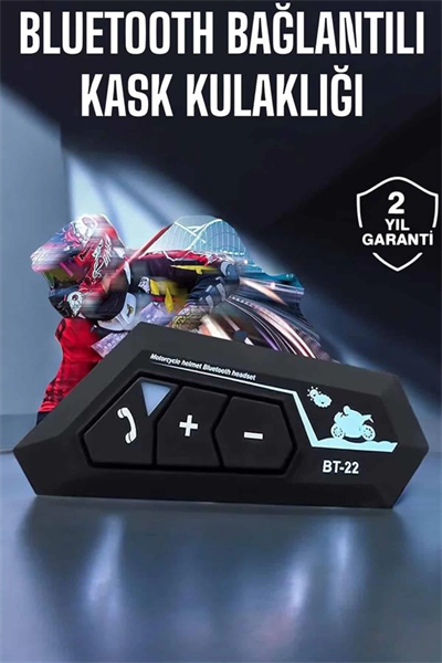 Kask Kulaklık Bluetooth Motosiklet Kulaklık Intercom Su Geçirmez