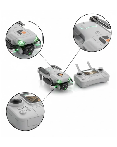 Katlanabilir Drone HD Çekim Uzun Süreli Uçuş Deneyimi