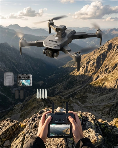 Katlanabilir GPS Destekli Akıllı Drone 4K Kamera Uzun Uçuş Süresi ve Engel Algılama Özellikli