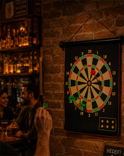 Katlanabilir Manyetik Dart Oyunu Zararsız Dart Okları ile Güvenli Eğlence