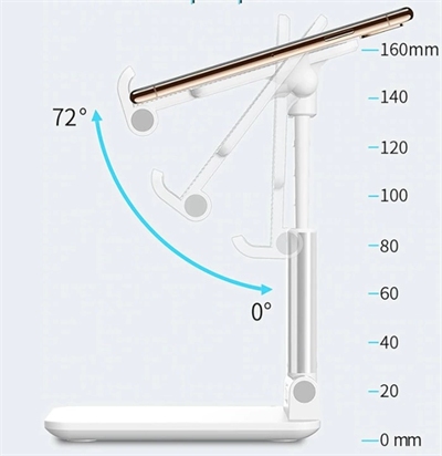 Katlanabilir Masaüstü Telefon Tutucu Stand Bx40