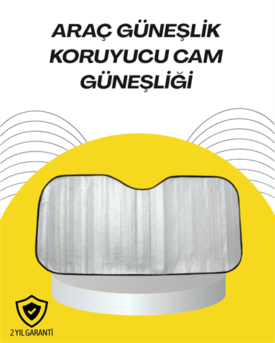 Katlanabilir Reflektörlü Oto Güneşliği – Yaz Sıcaklarına Karşı Yüksek Koruma