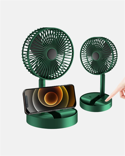 Katlanabilir Şarjlı Mini Fan 3 Kademeli Hız Ayarlı Taşınabilir