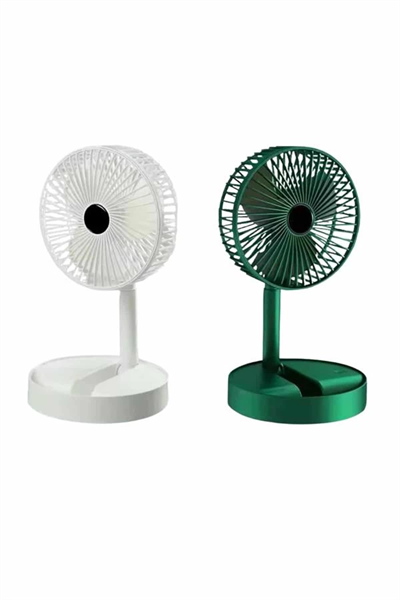 Katlanabilir Teleskopik Şarjlı Fan Masaüstü Soğutucu Vantilatör