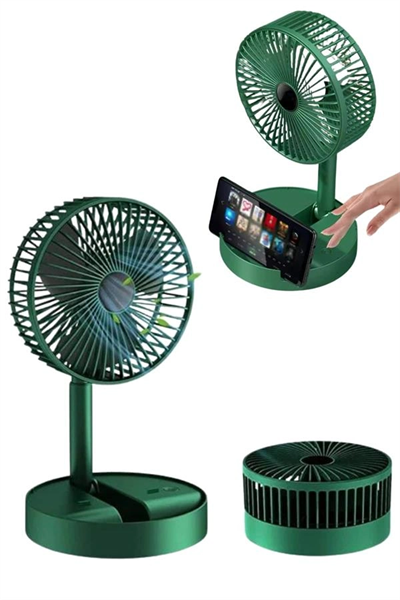 Katlanabilir Usb Şarjlı Masaüstü Soğutucu Mini Fan Telefon Tutucu Yeni Nesil