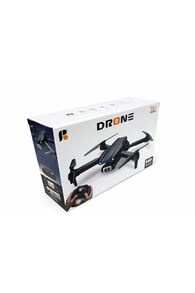 Katlanabilir Wifi FPV Kameralı Mini Drone, 720P HD Canlı Görüntü Aktarımı, Gri Renk