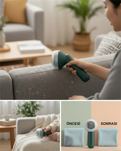 Kazak Battaniye ve Perde İçin Tüy Alma Cihazı